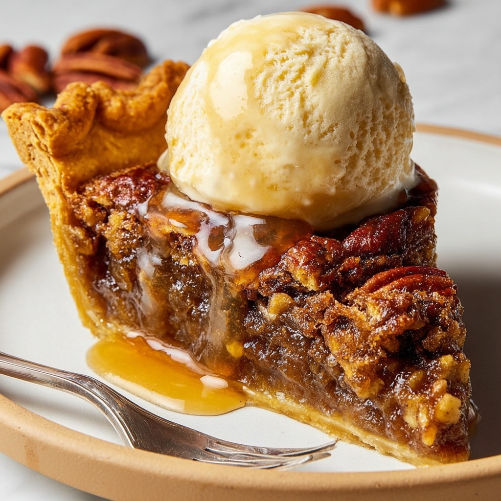 The Best Vegan Pecan Pie (No Corn Syrup) Recipe - Recipe Image