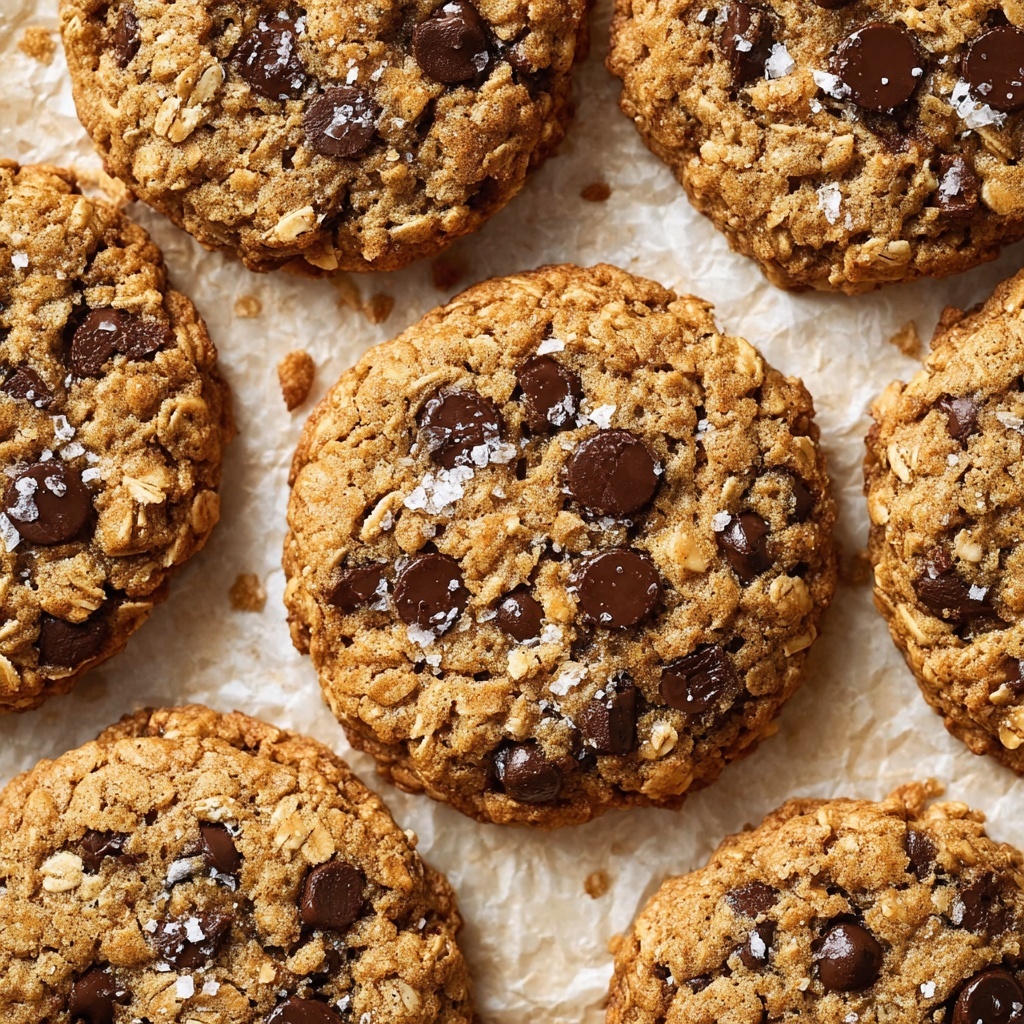 Vegan Oatmeal Chocolate Chip Cookies Recipe - Recipe Image