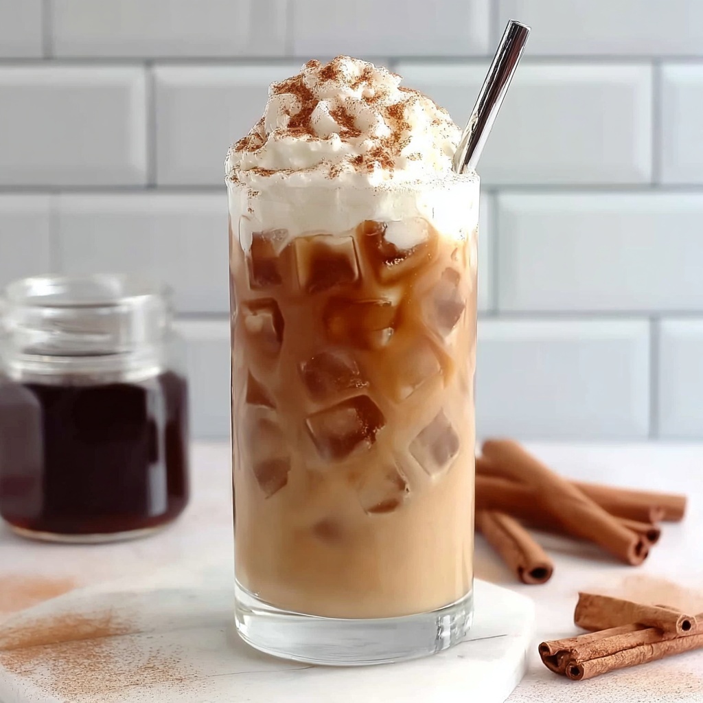 Cinnamon Iced Latte Recipe - Recipe Image