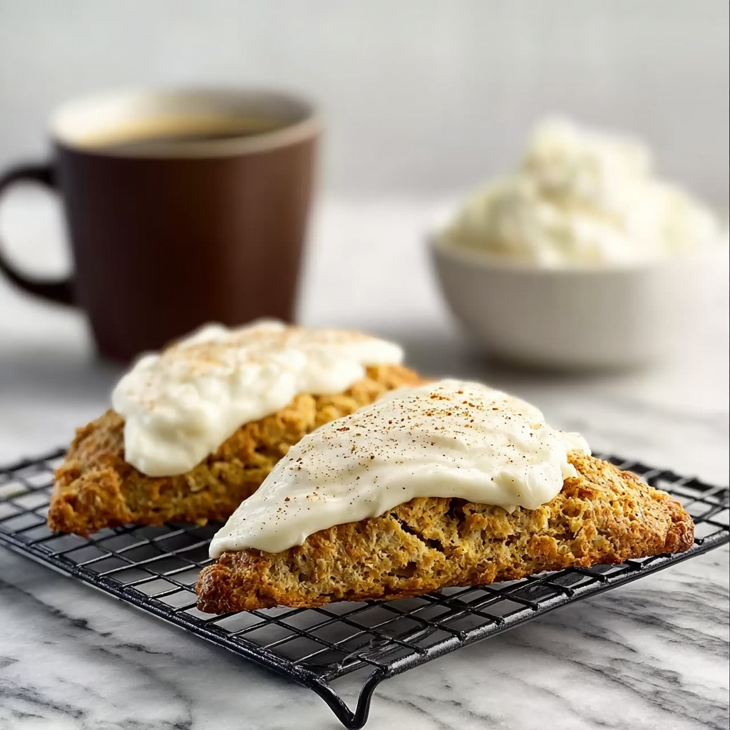 Pumpkin Cream Cheese Scones Recipe - Recipe Image