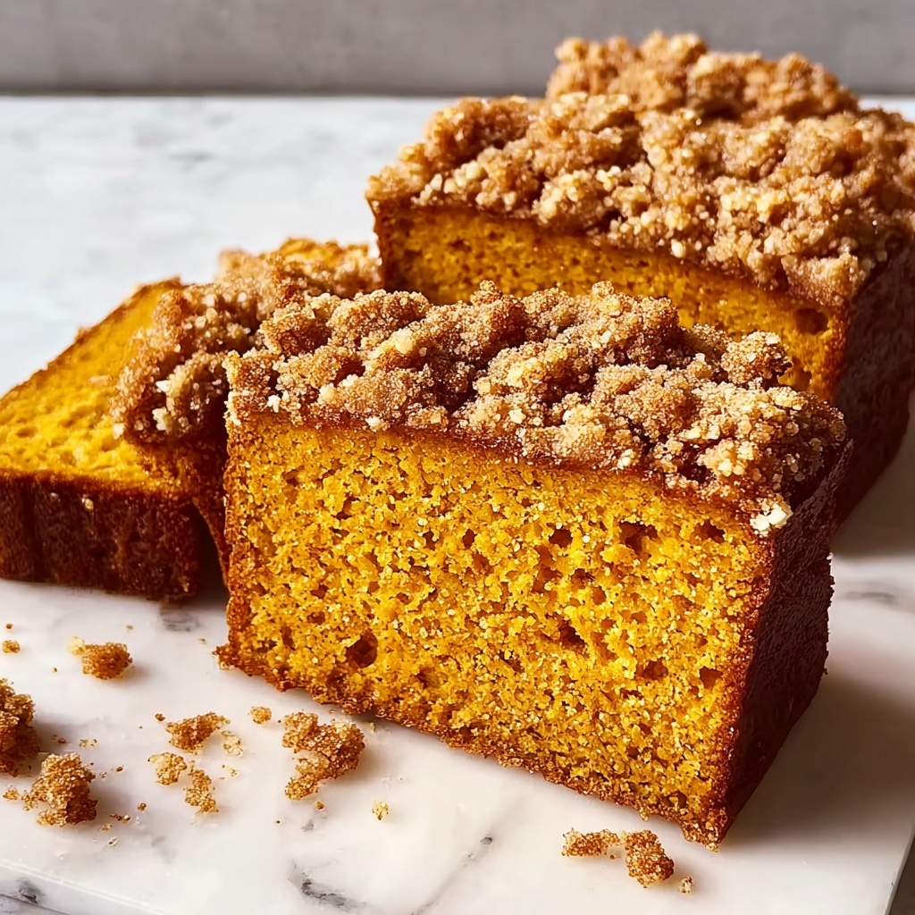 Maple Pumpkin Bread with Crunchy Streusel and Maple Glaze Recipe - Recipe Image