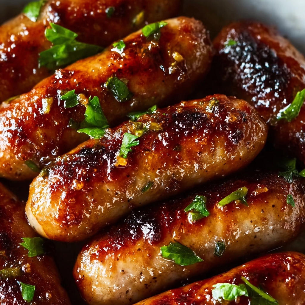 Sweet and Savory Honey Garlic Sausage Recipe - Recipe Image