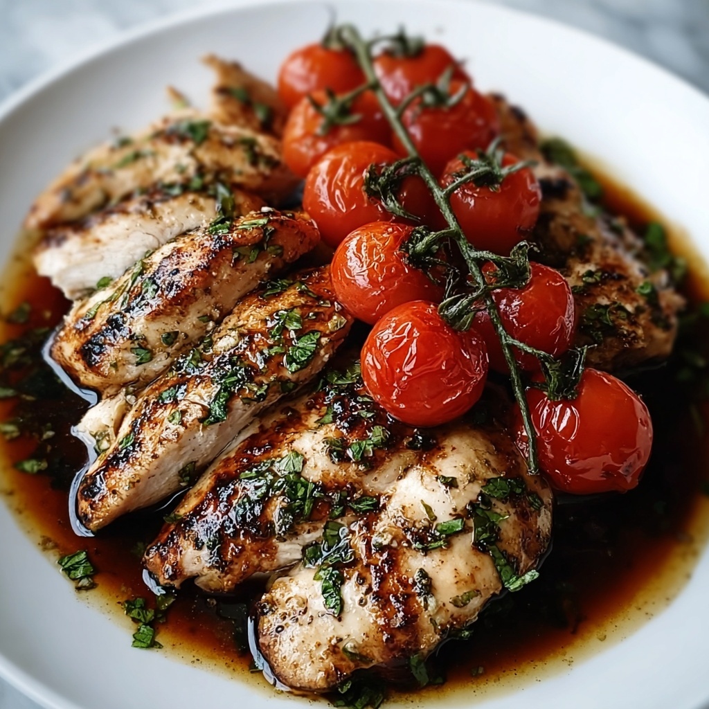 Balsamic Chicken and Tomatoes Recipe - Recipe Image