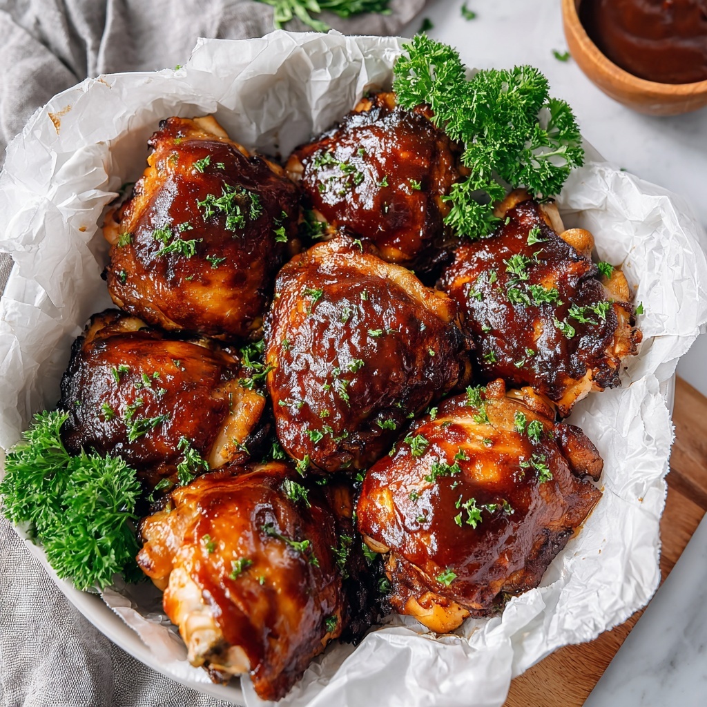 Slow Cooker BBQ Chicken Thighs Recipe - Recipe Image