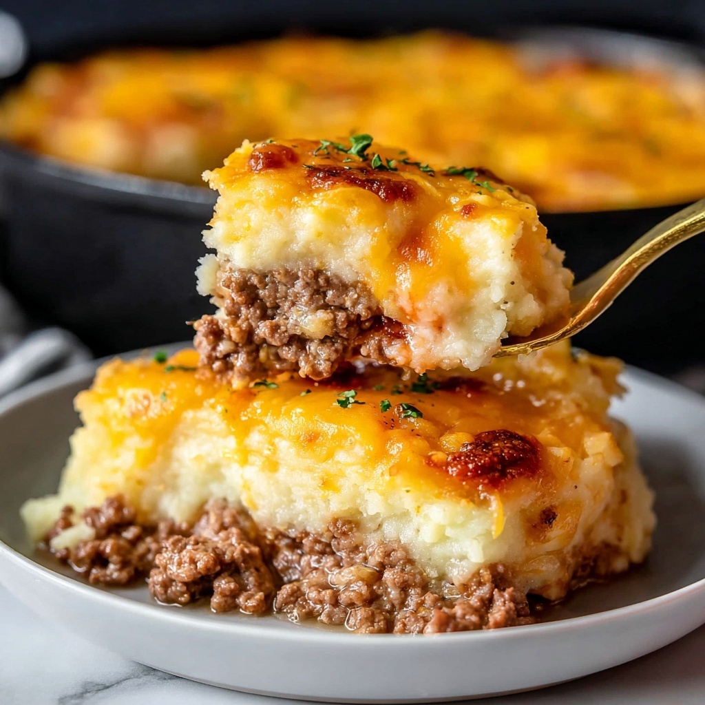 Cheddar Bay Ground Beef Cobbler Recipe - Recipe Image