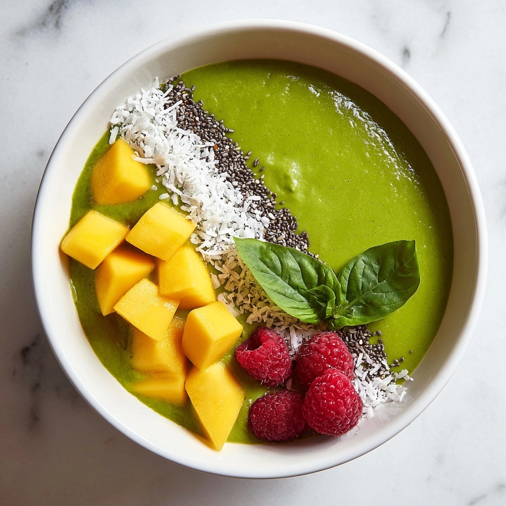 Green Mango Smoothie Bowl Recipe - Recipe Image