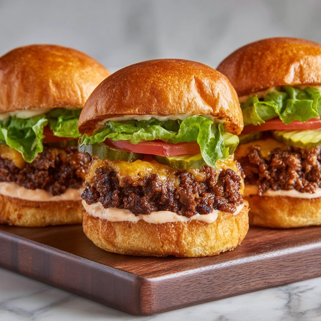 Cheese Puff Sliders Recipe - Recipe Image