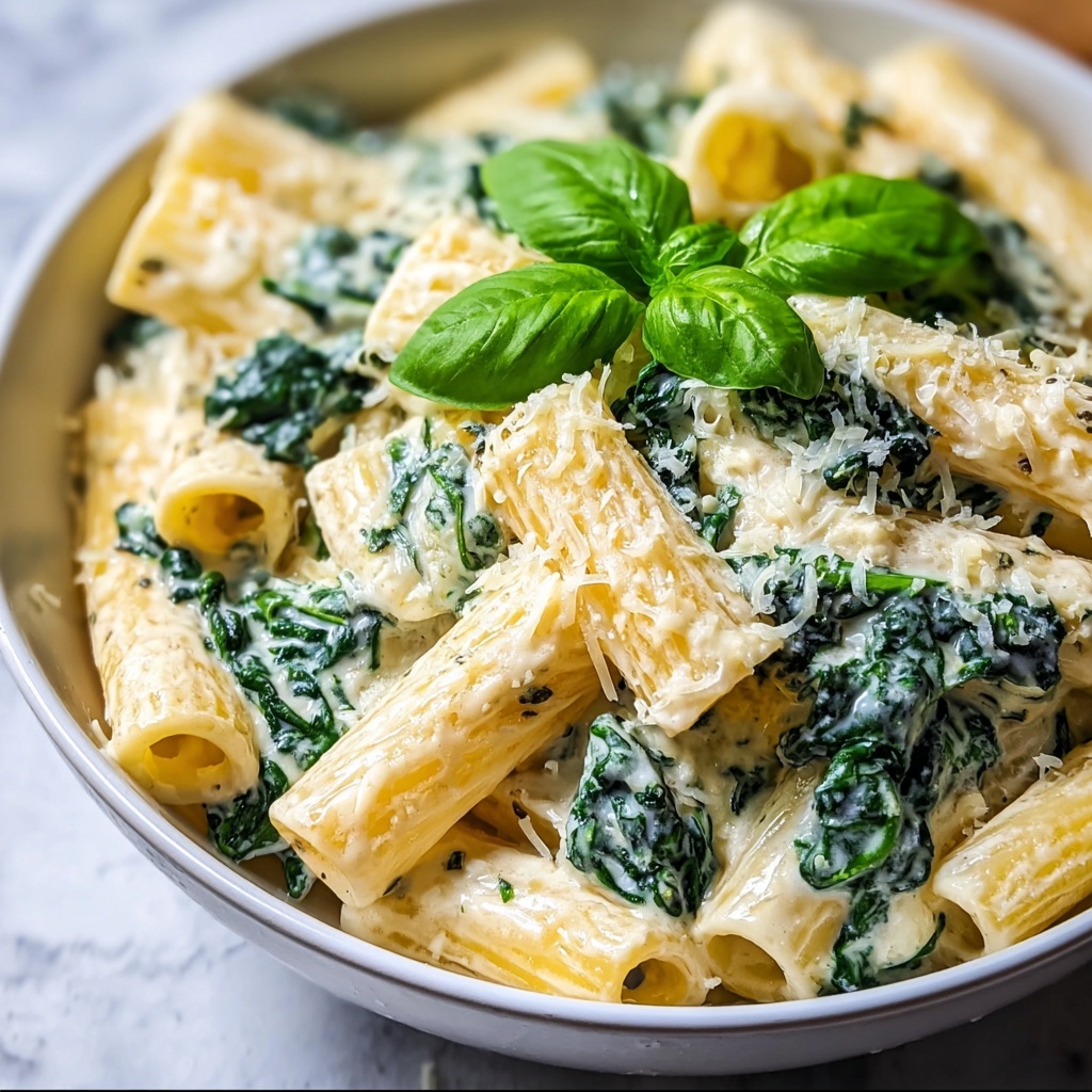 Lemon Ricotta Pasta with Spinach Recipe - Recipe Image