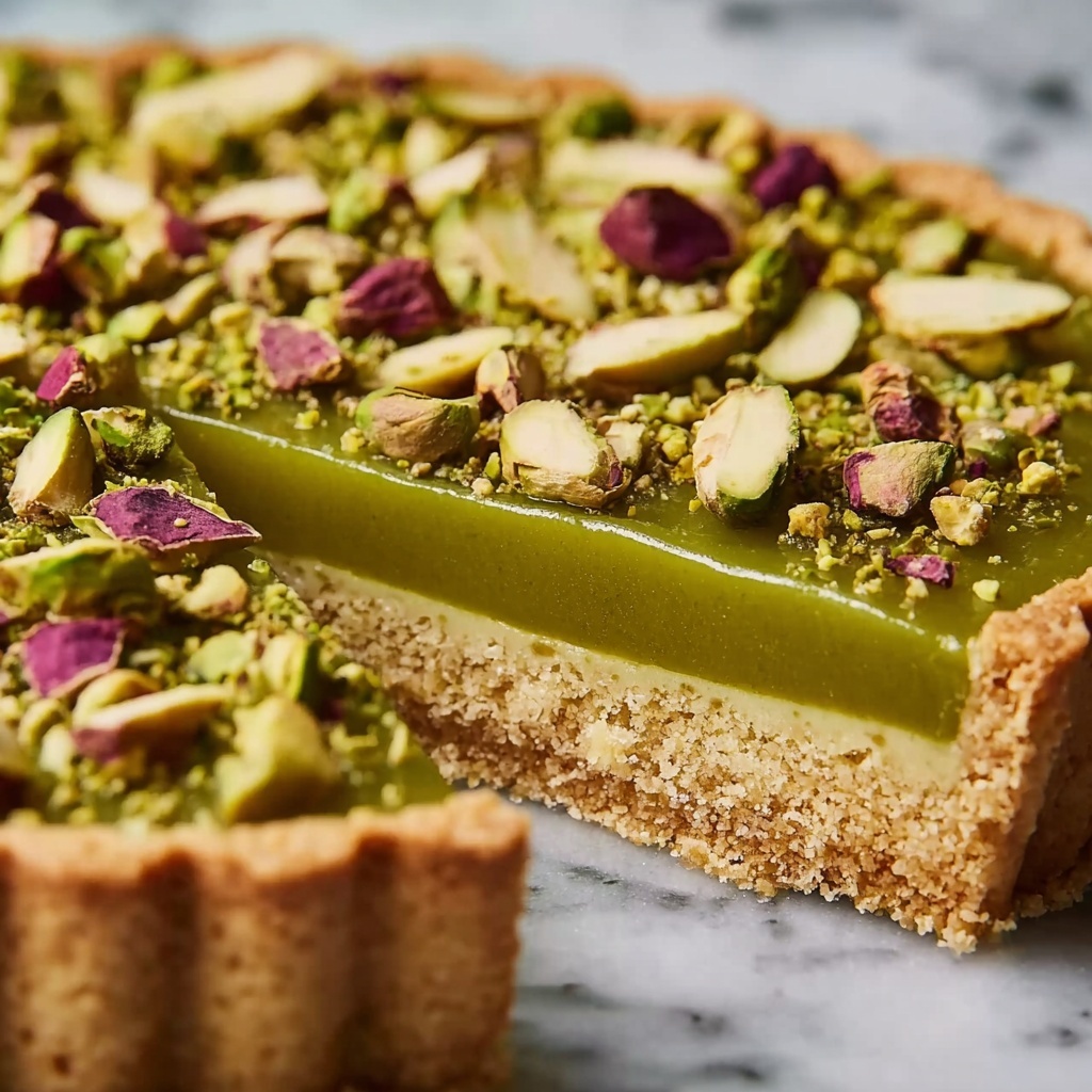 Pistachio Tart with Creamy Pistachio Paste Recipe - Recipe Image