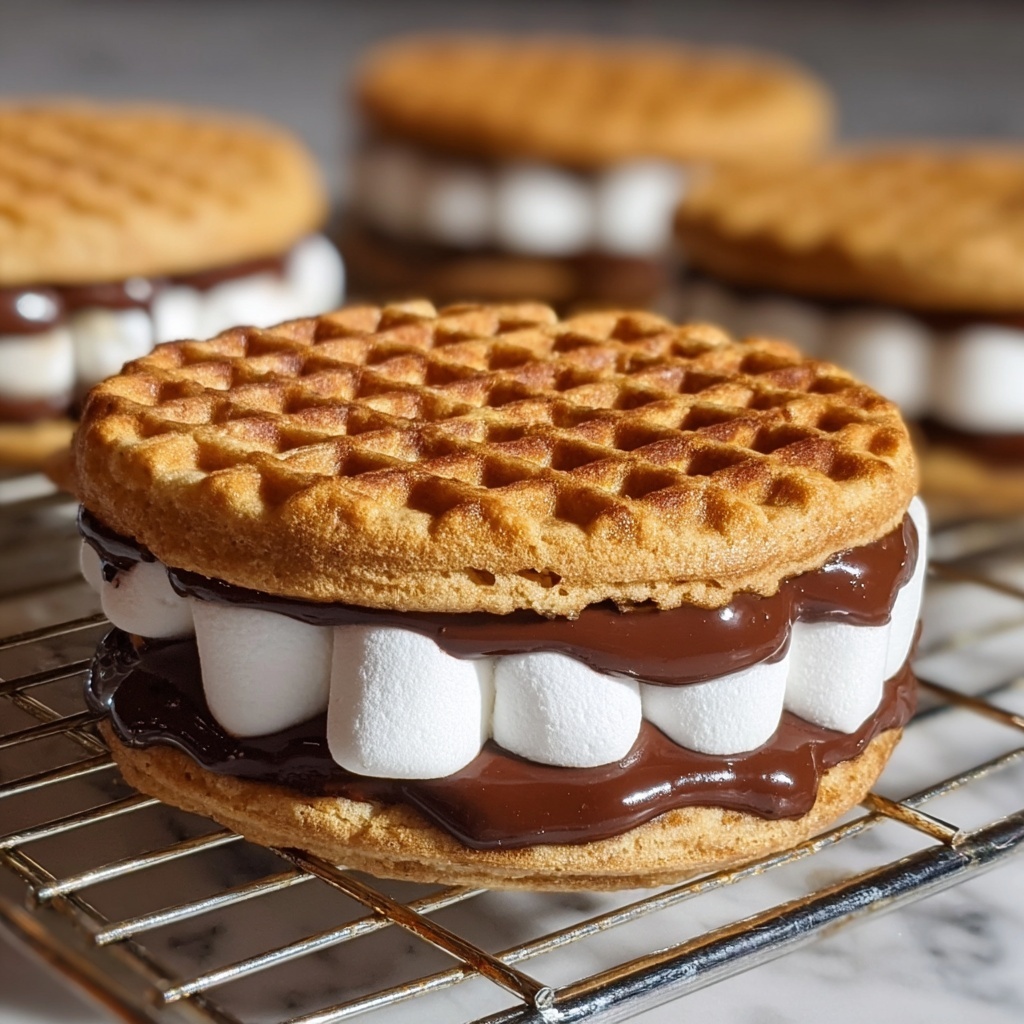 Peanut Butter S'mores Sandwich Cookies Recipe - Recipe Image