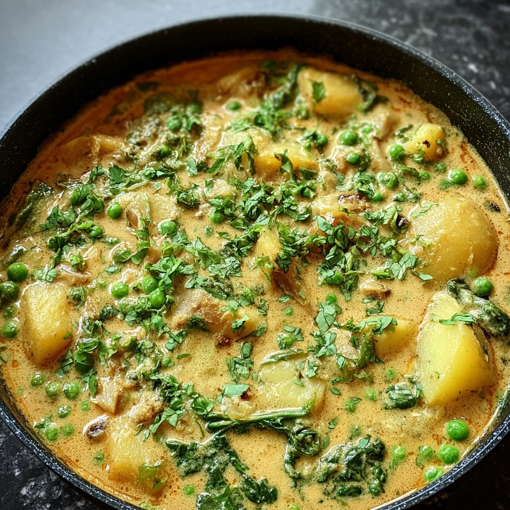 Creamy Potato Curry Recipe - Recipe Image
