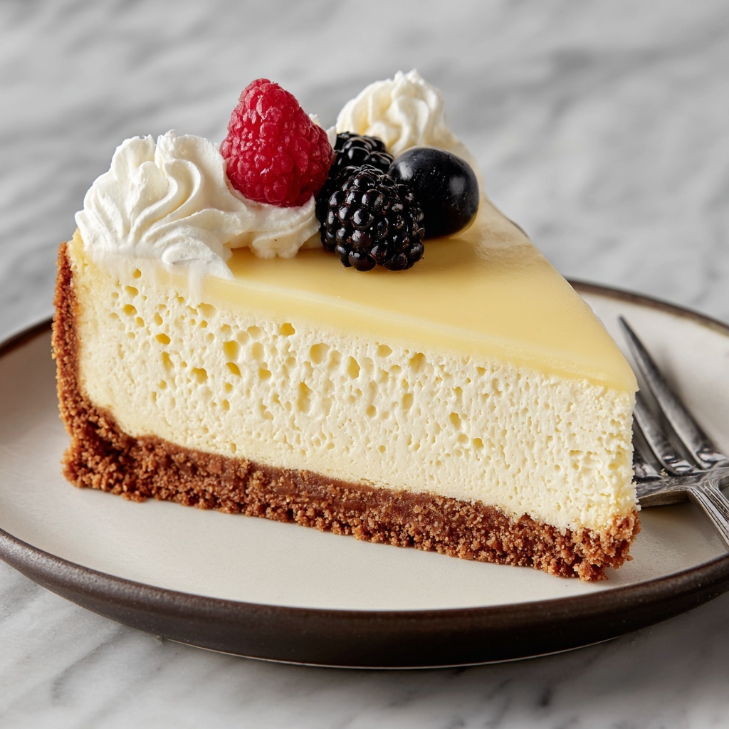 Creamy Baked Cheesecake Recipe - Recipe Image