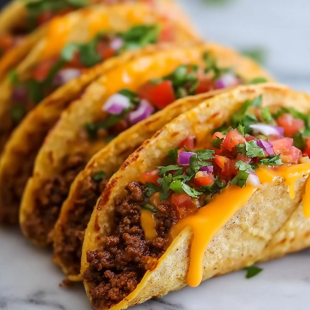 Loaded Cheesy Pocket Tacos Recipe - Recipe Image