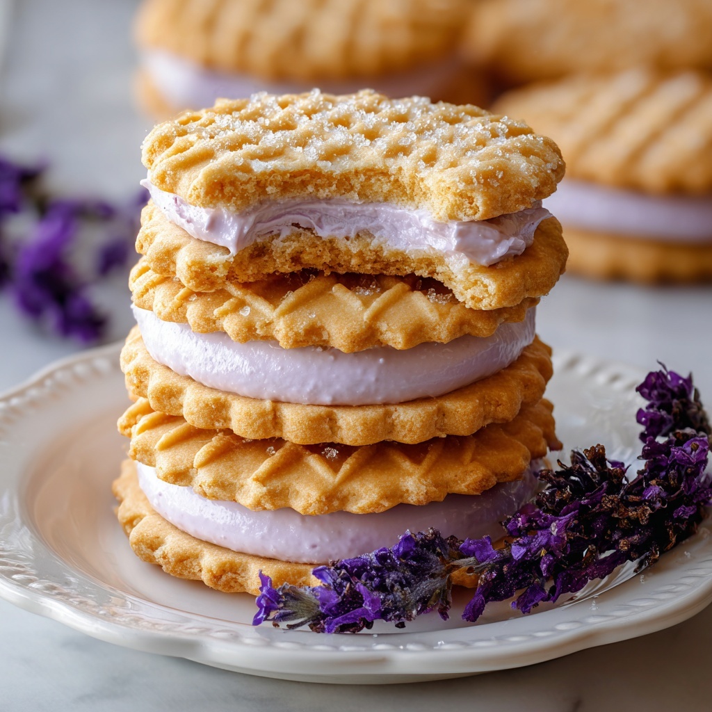 Lemon Lavender Sandwich Cookies Recipe - Recipe Image