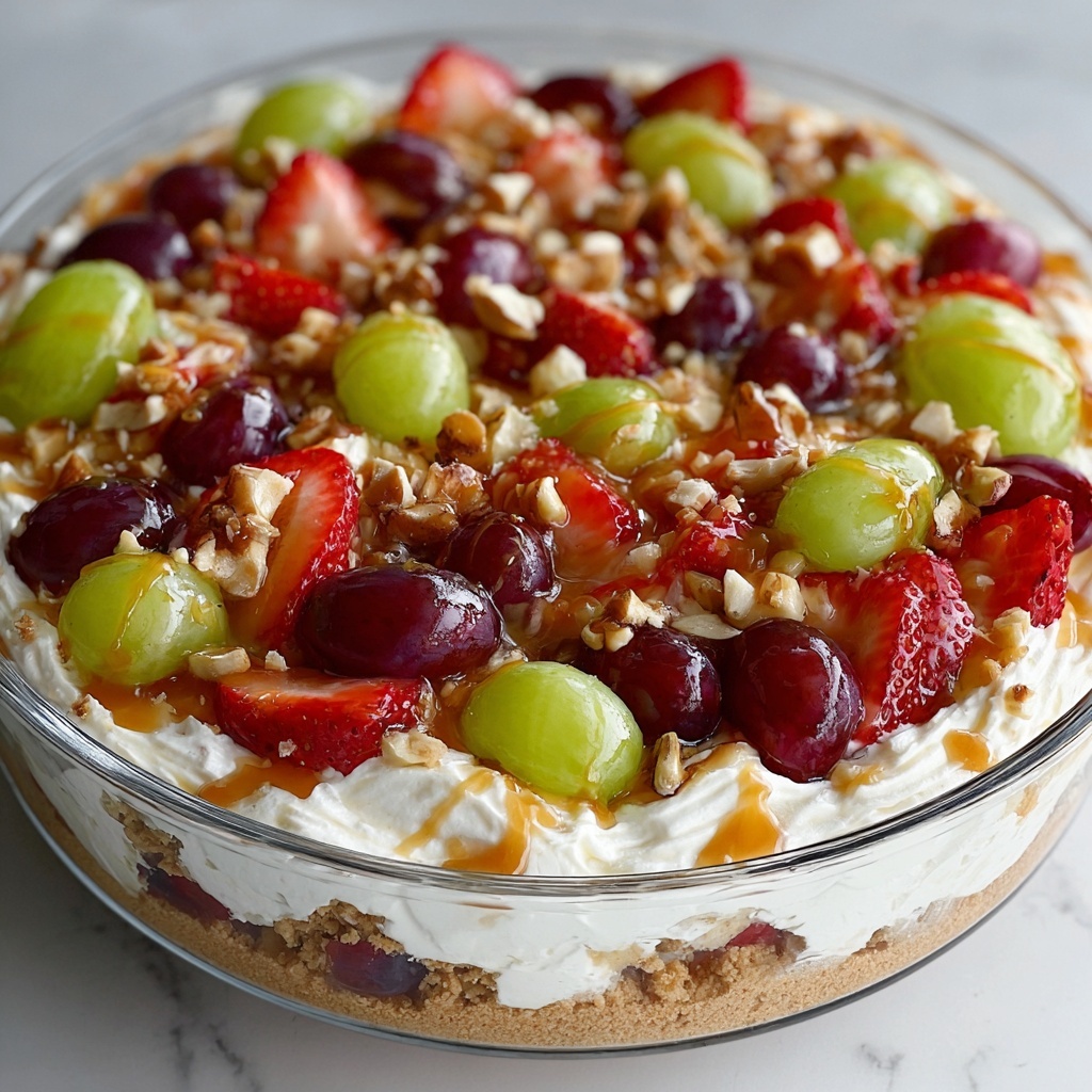 Caramel Crunch Cheesecake Fruit Salad Recipe - Recipe Image