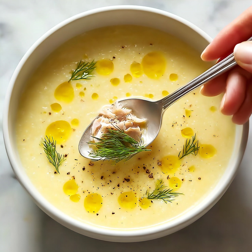 Easy Avgolemono Soup Recipe - Recipe Image