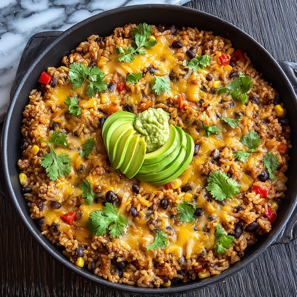 Taco Rice Skillet Recipe - Recipe Image