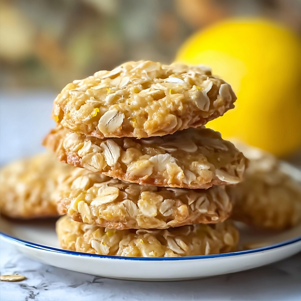 Lemon Oatmeal No-Bake Cookies Recipe - Recipe Image