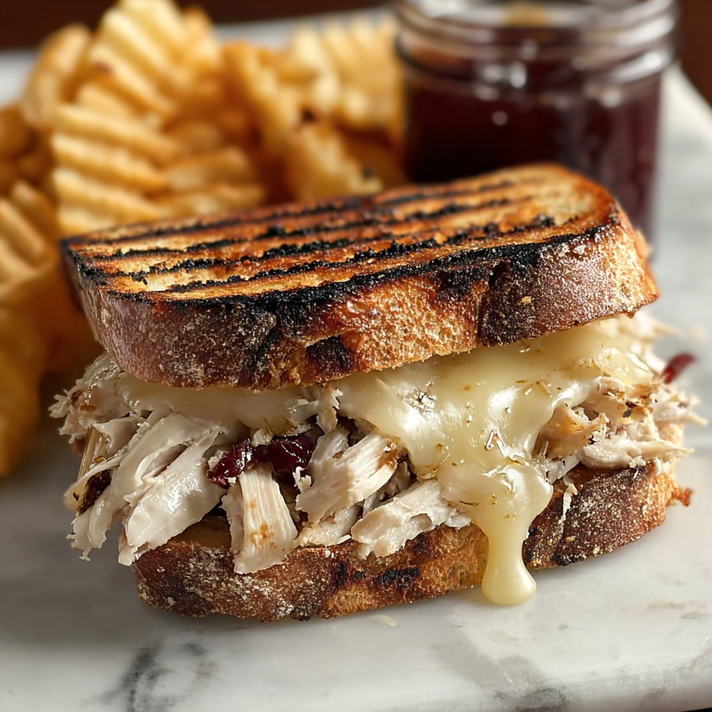 Grilled Turkey Reuben Sandwich Recipe - Recipe Image