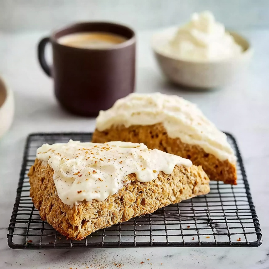 Pumpkin Cream Cheese Scones Recipe - Recipe Image