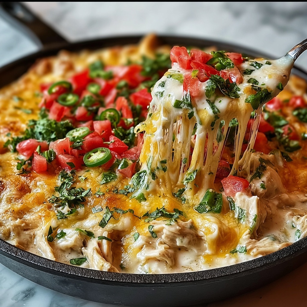 White Chicken Enchilada Skillet Recipe - Recipe Image