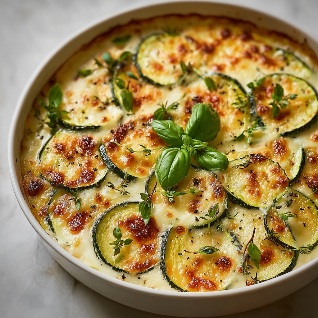 Baked Zucchini Cheese Recipe - Recipe Image