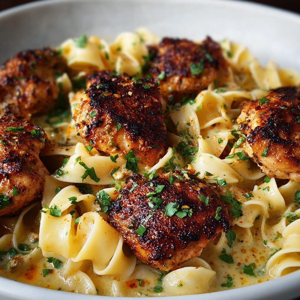 One-Pan Chicken with Buttered Noodles Recipe - Recipe Image