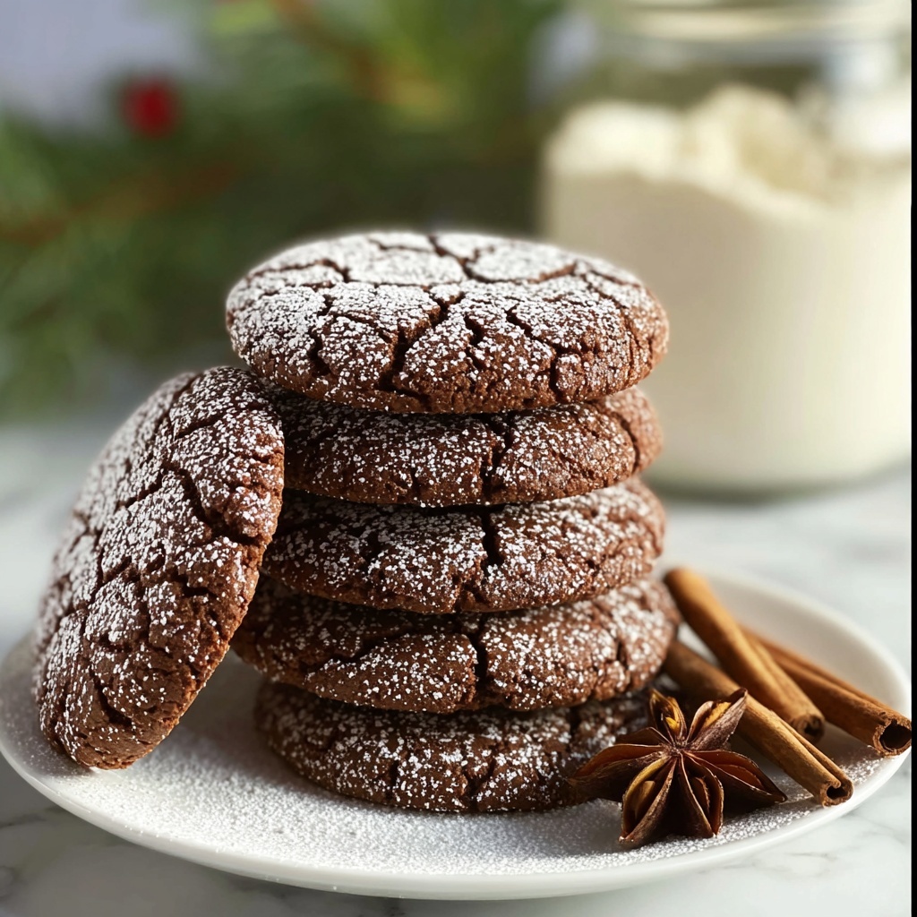 Chocolate-Cinnamon Sugar Cookies Recipe - Recipe Image