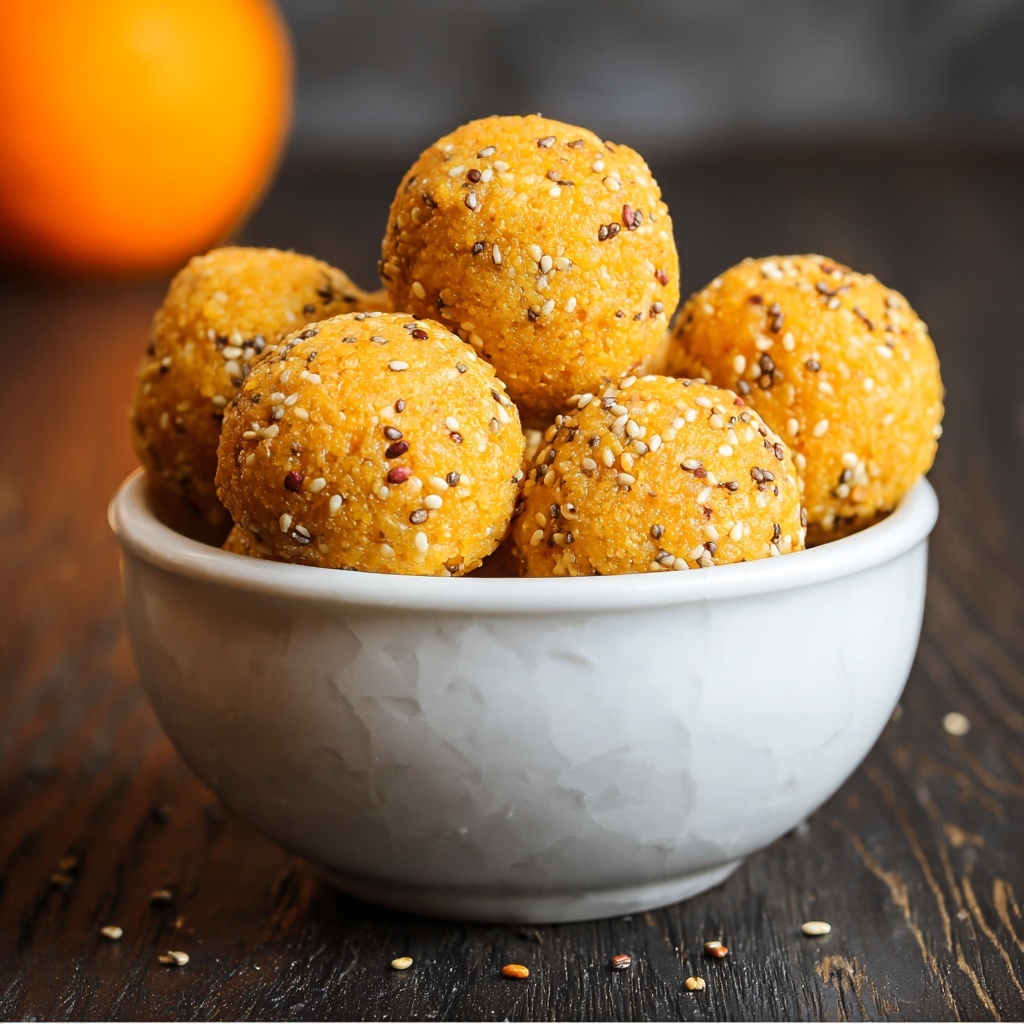 No-Bake Healthy Pumpkin Pie Energy Balls Recipe - Recipe Image
