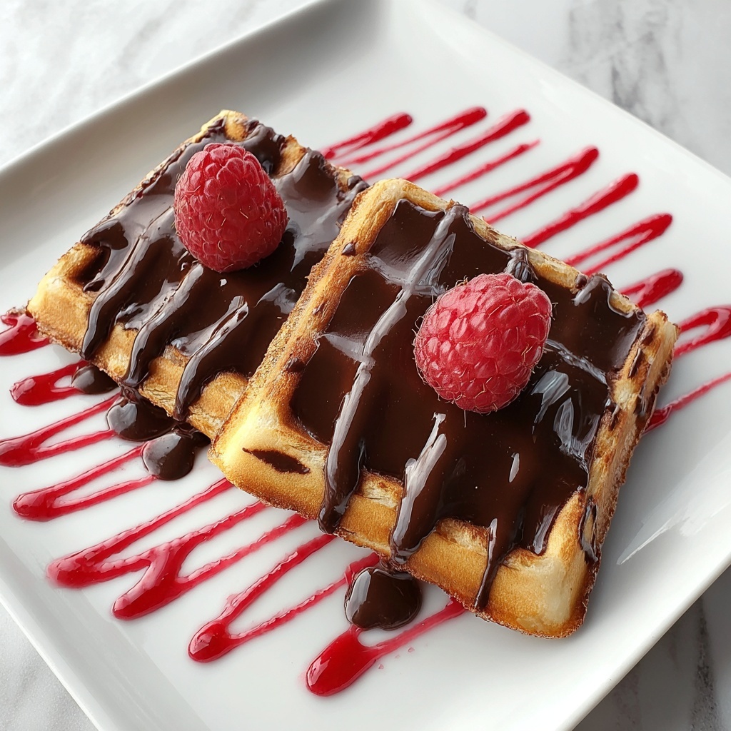 Chocolate Fudge Pop Tarts with Raspberry Glaze Recipe - Recipe Image