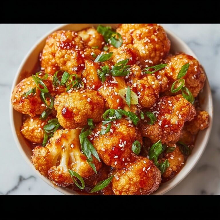 Savory Korean Baked Cauliflower Bites Recipe