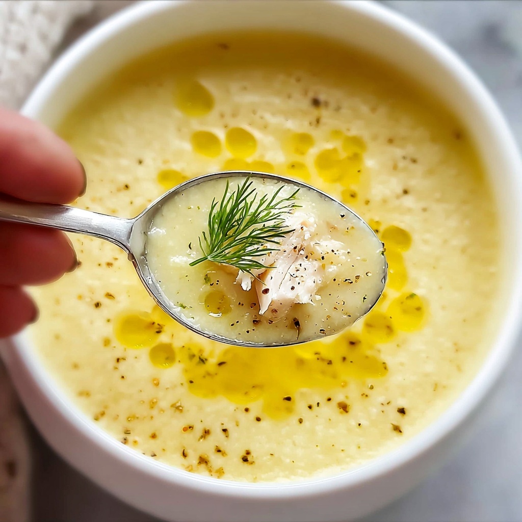 Easy Avgolemono Soup Recipe - Recipe Image