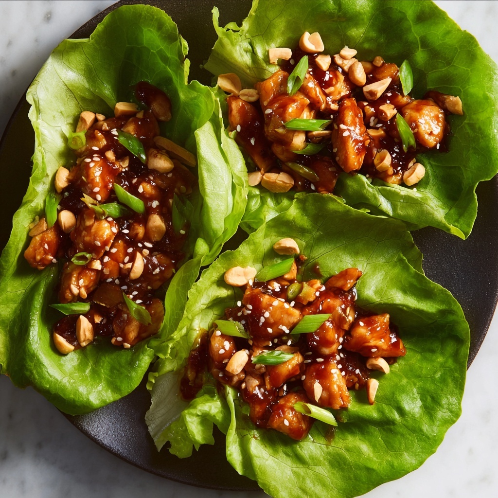 Flavorful Teriyaki Chicken Lettuce Wraps – Light, Easy & Delicious Recipe - Recipe Image