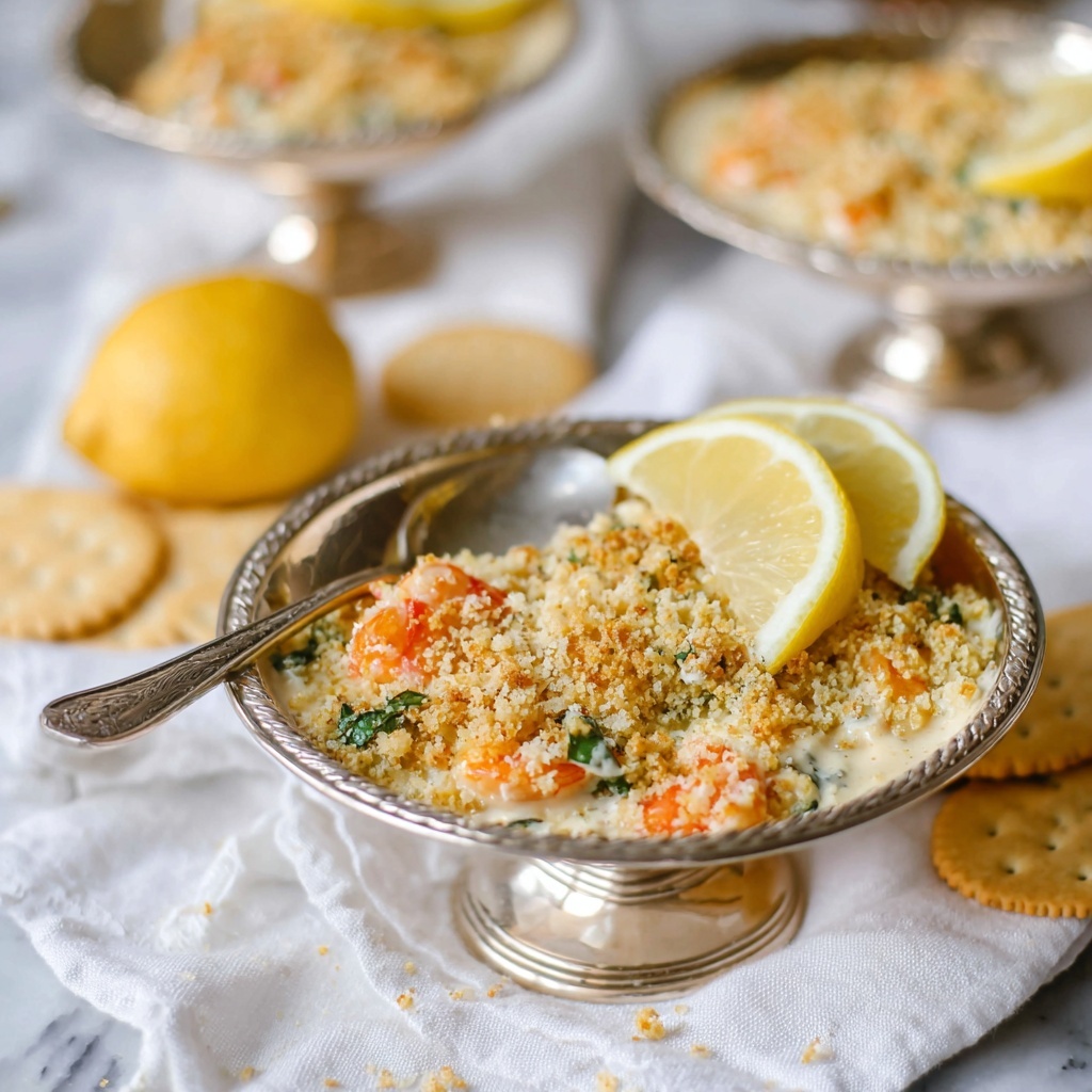 Lazy Lobster Casserole with Buttery Ritz Topping Recipe - Recipe Image