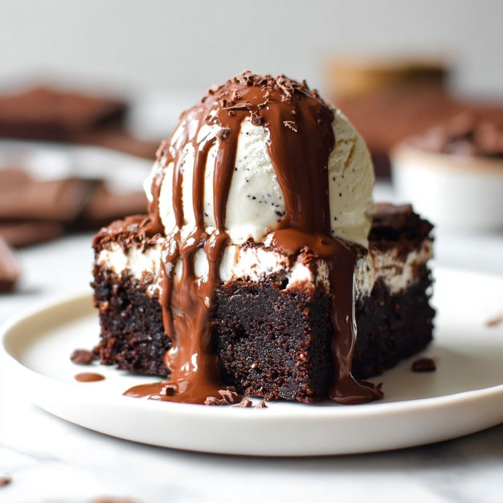 Best Fudgy Vegan Brownies Recipe - Recipe Image