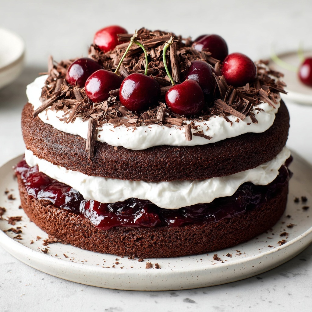 Vegan Black Forest Cake Recipe - Recipe Image