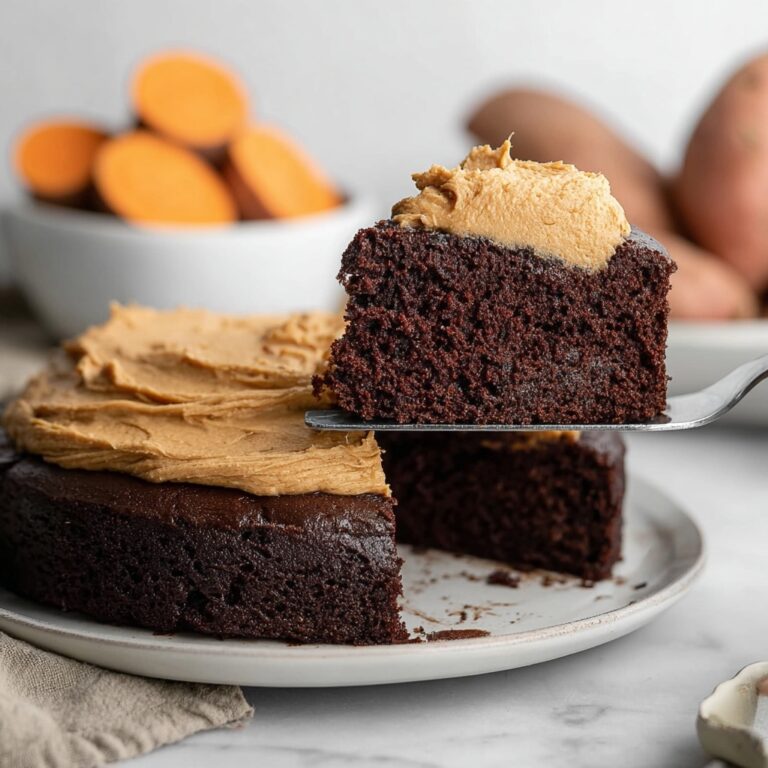 Vegan Chocolate Sweet Potato Cake with Sweet Potato Frosting Recipe