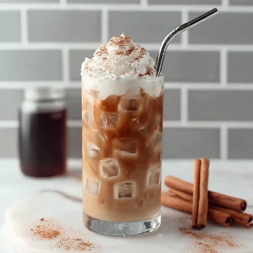 Cinnamon Iced Latte Recipe - Recipe Image