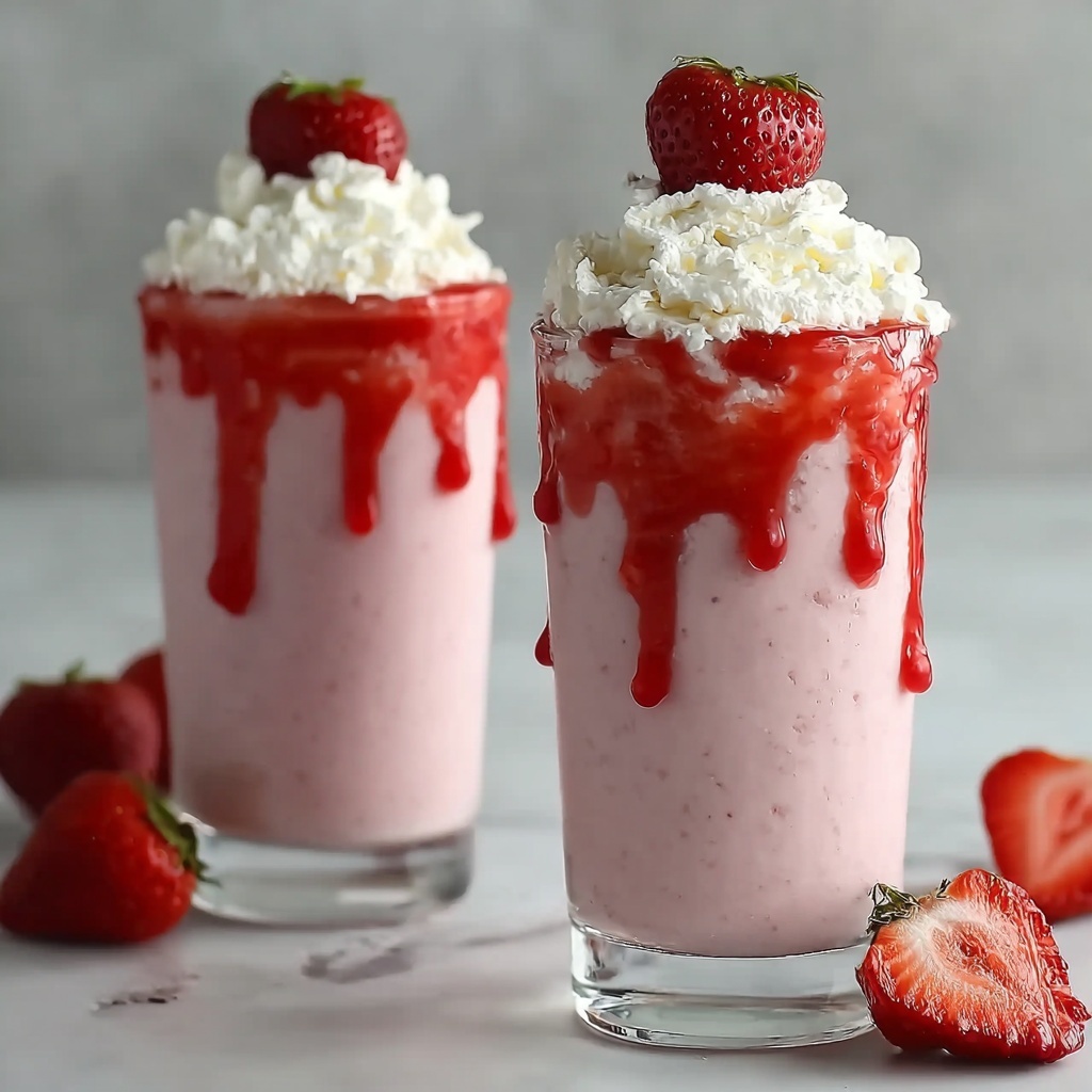 Strawberry Cream Frappuccino Recipe - Recipe Image