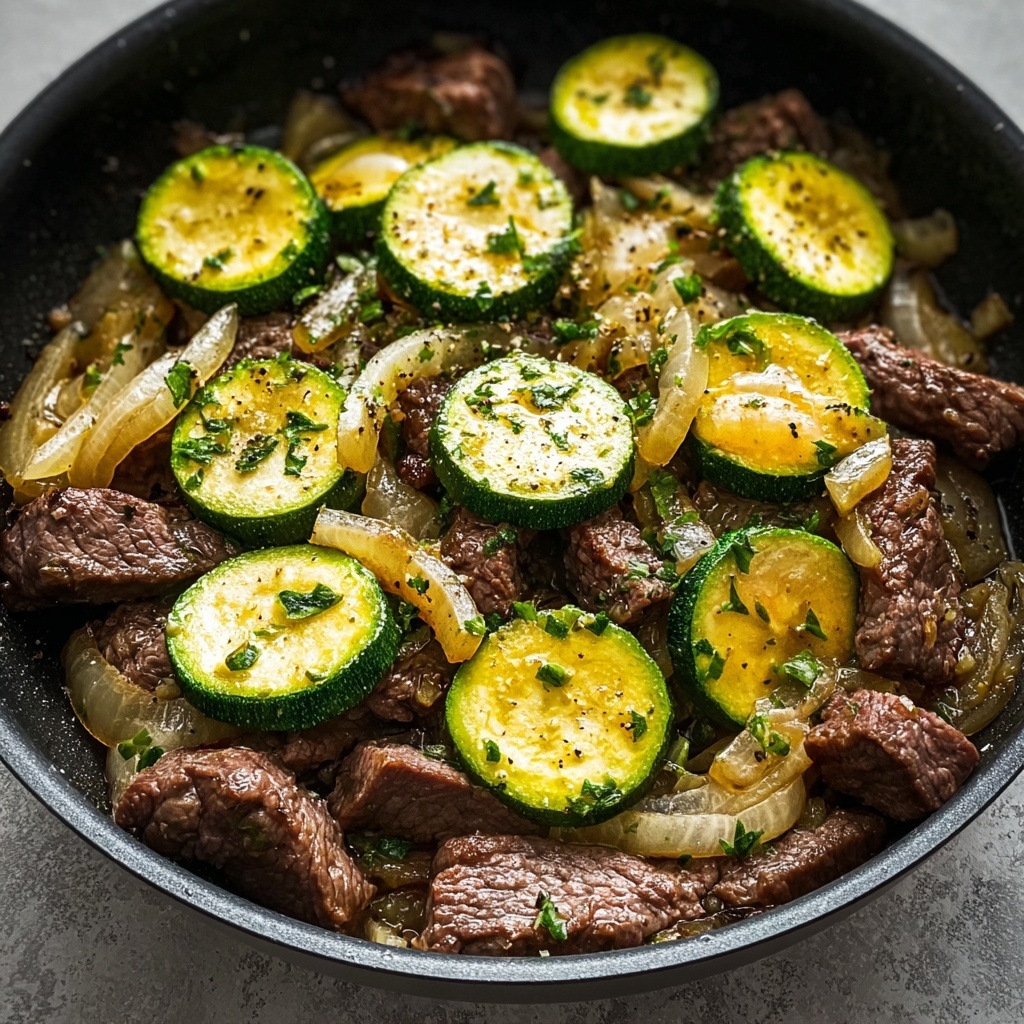 Beef & Zucchini Skillet Recipe - Recipe Image