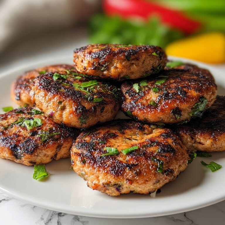 Mediterranean Chicken Patties Recipe