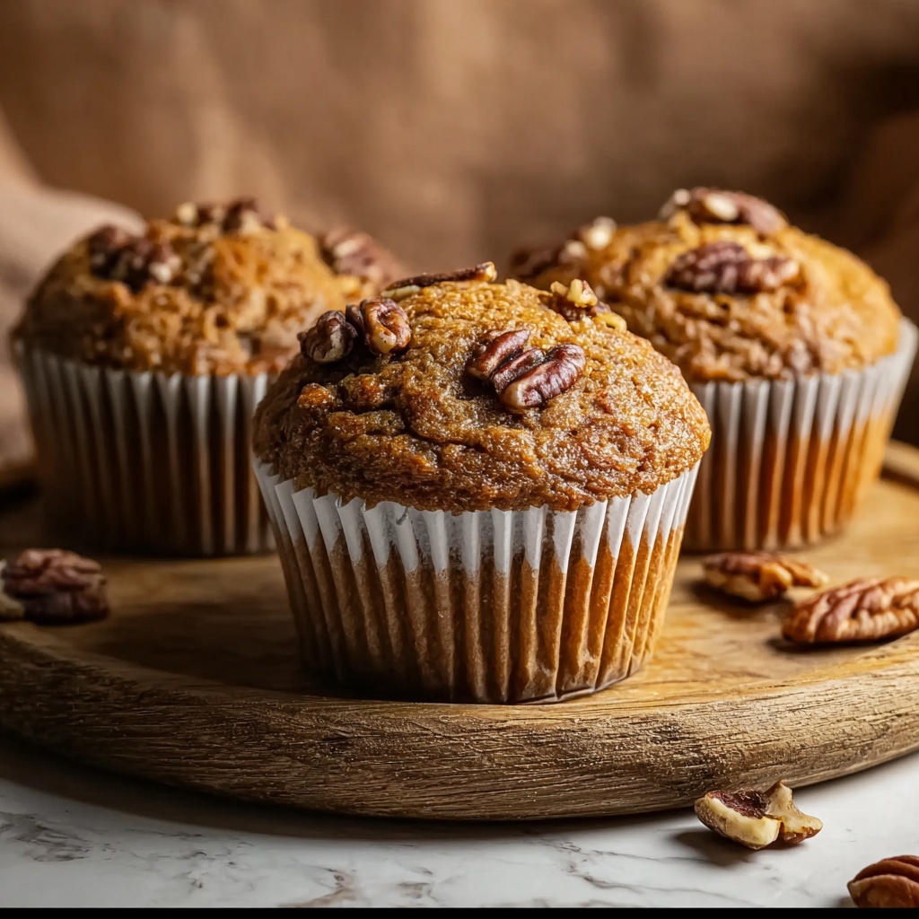 Pumpkin Pecan Muffins Recipe - Recipe Image