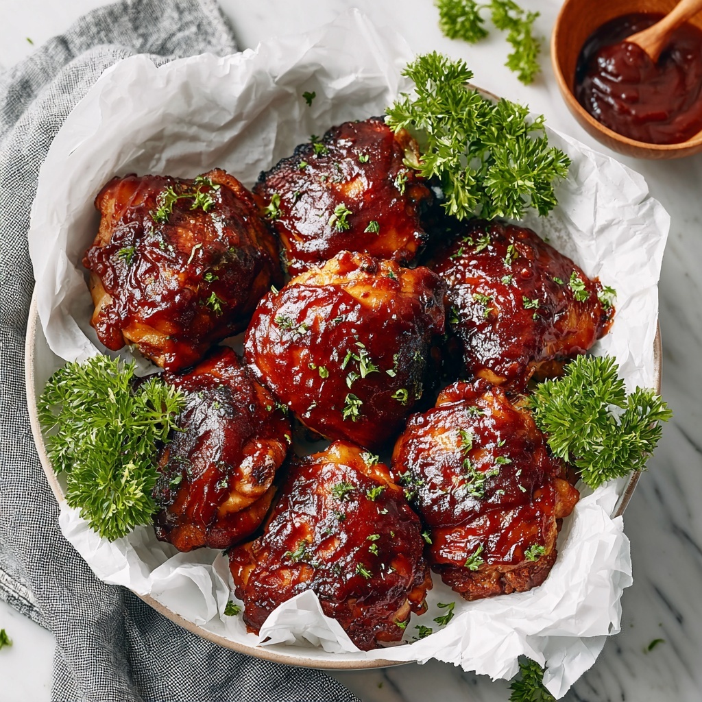 Slow Cooker BBQ Chicken Thighs Recipe - Recipe Image