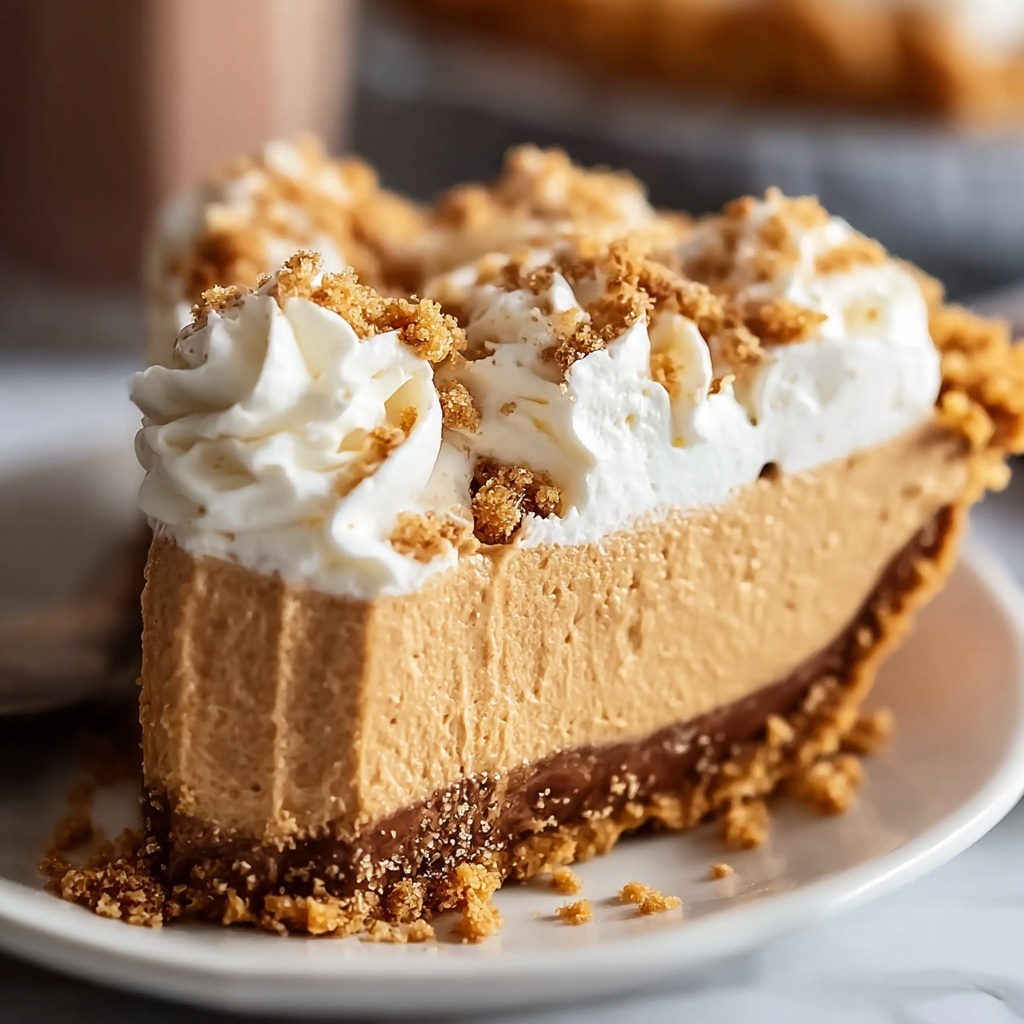 Fluffy No-Bake Peanut Butter Pie Recipe - Recipe Image
