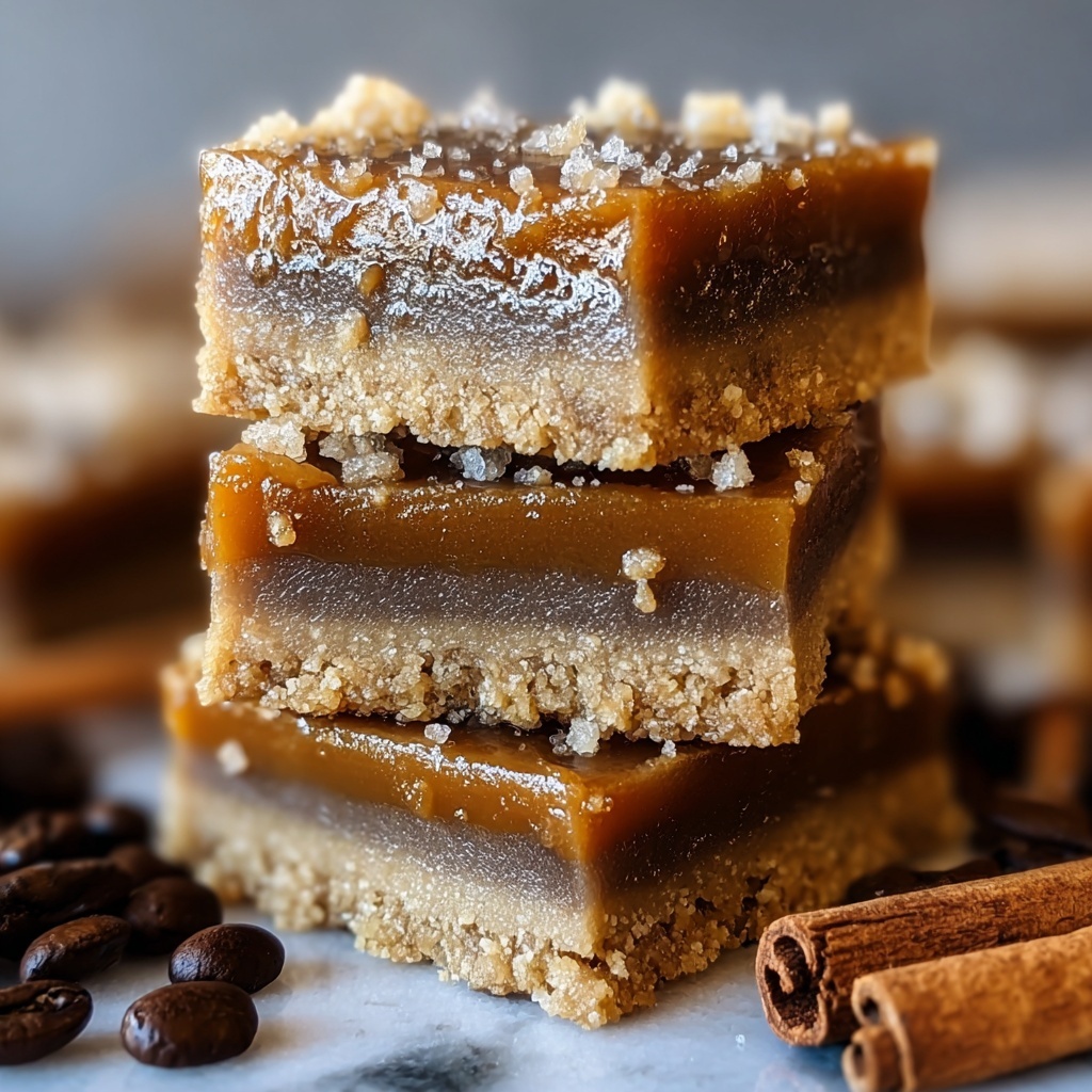 Gooey Caramel Coffee Bars Recipe - Recipe Image