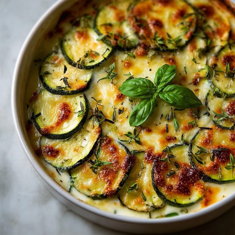 Baked Zucchini Cheese Recipe