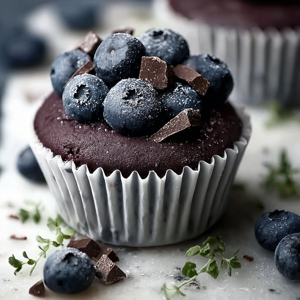 Dark Chocolate & Blueberry Frozen Yogurt Bites Recipe - Recipe Image