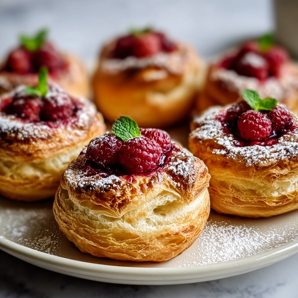 Choux Buns with Pistachio and Raspberry Filling Recipe - Recipe Image