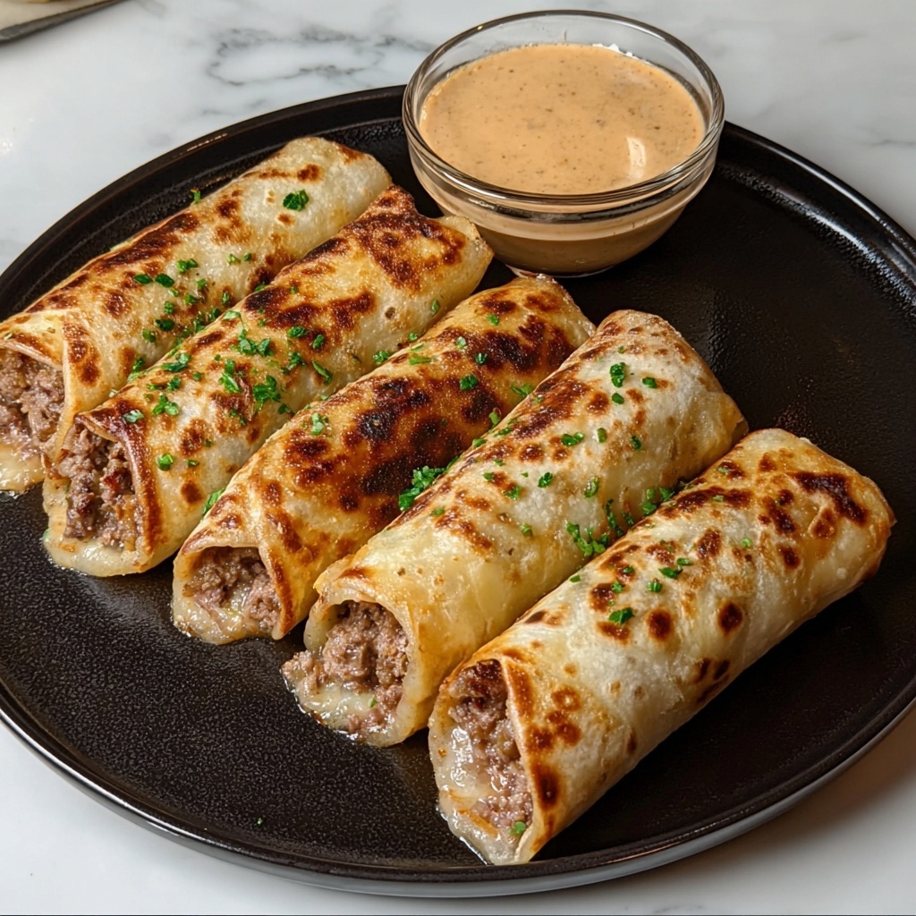 Irresistible Keto Philly Cheesesteak Roll Ups Recipe - Recipe Image