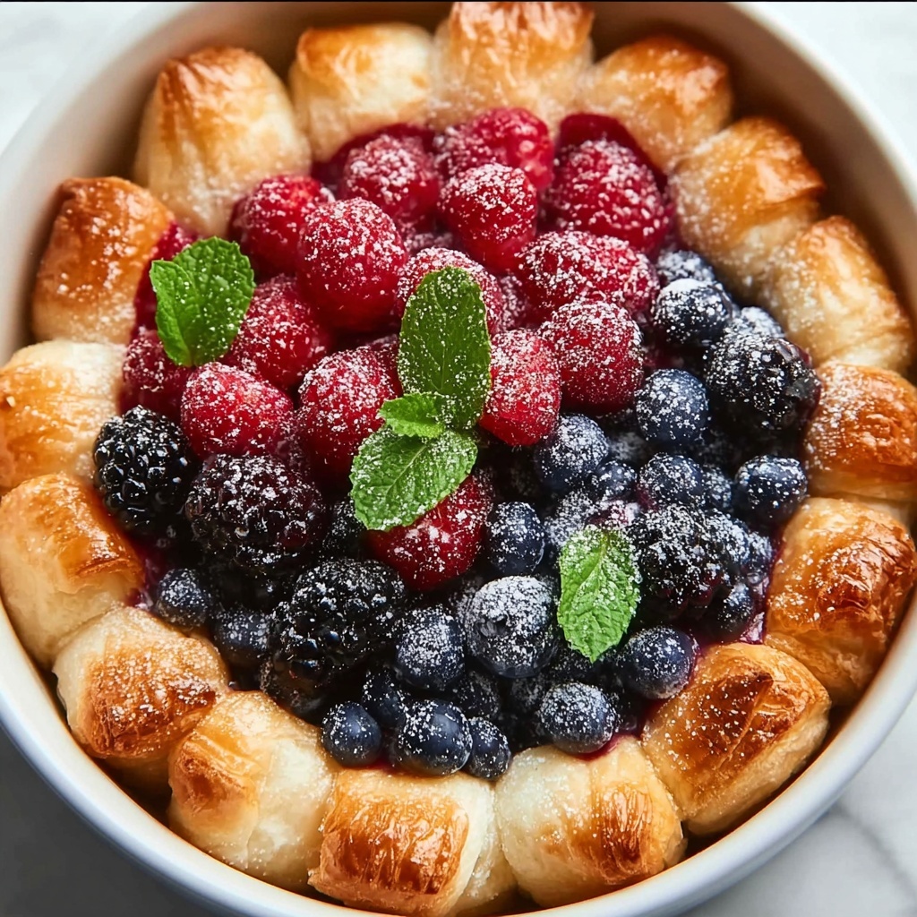 Berry Croissant Bake Recipe - Recipe Image